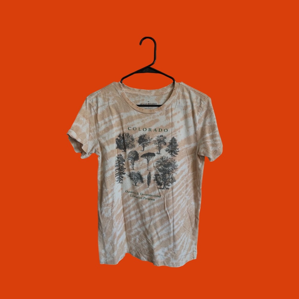 Desert Dreamer Colorado Outdoor Environmental Education Tie Dye T-Shirt Small